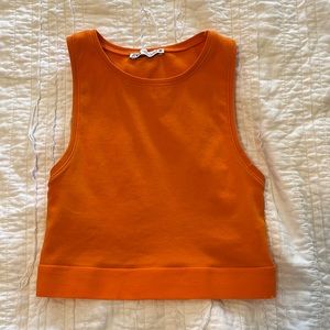 Orange Zara tank